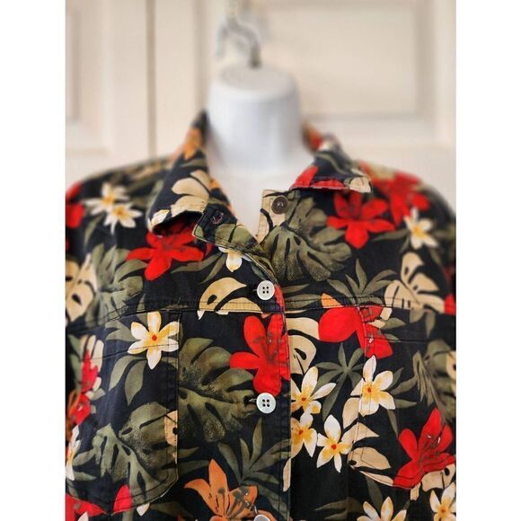 Chico's Floral Blouse   - Picture 2 of 8